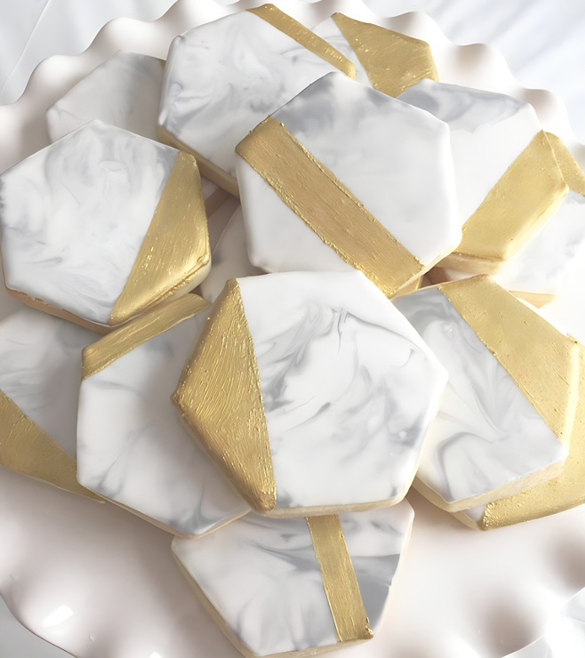 رخام فاخر سداسي الأضلاع