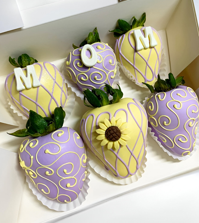 الفراولة المغموسة المفضلة لدى أمي