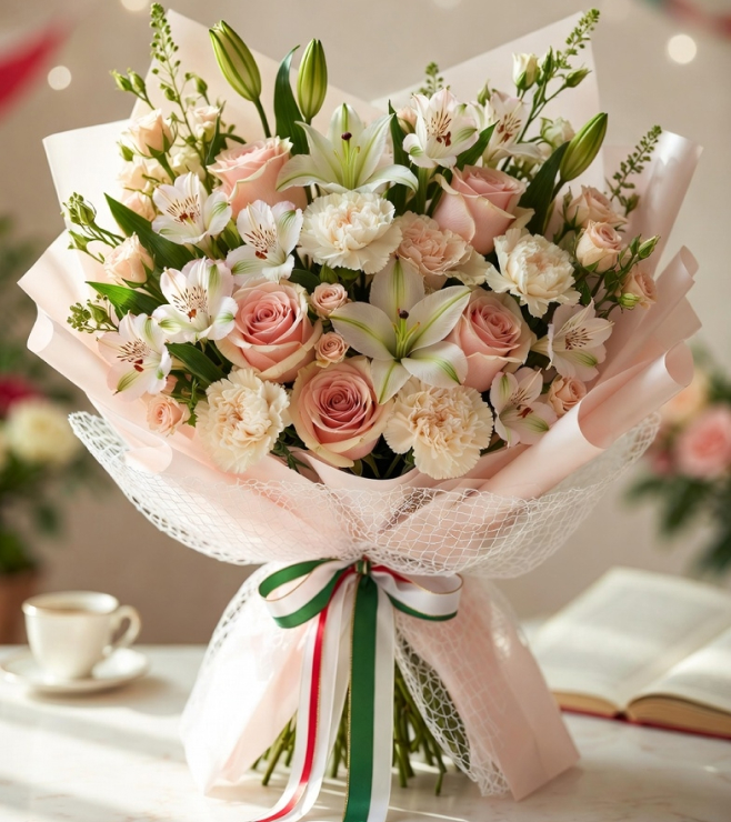 باقة المجد الوطني، زهور