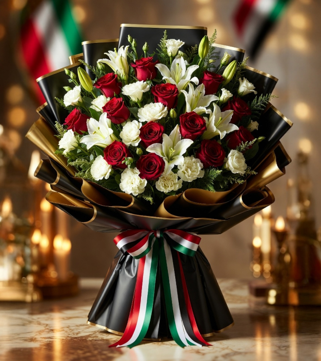 تكريم الفخر الوطني، الزهور