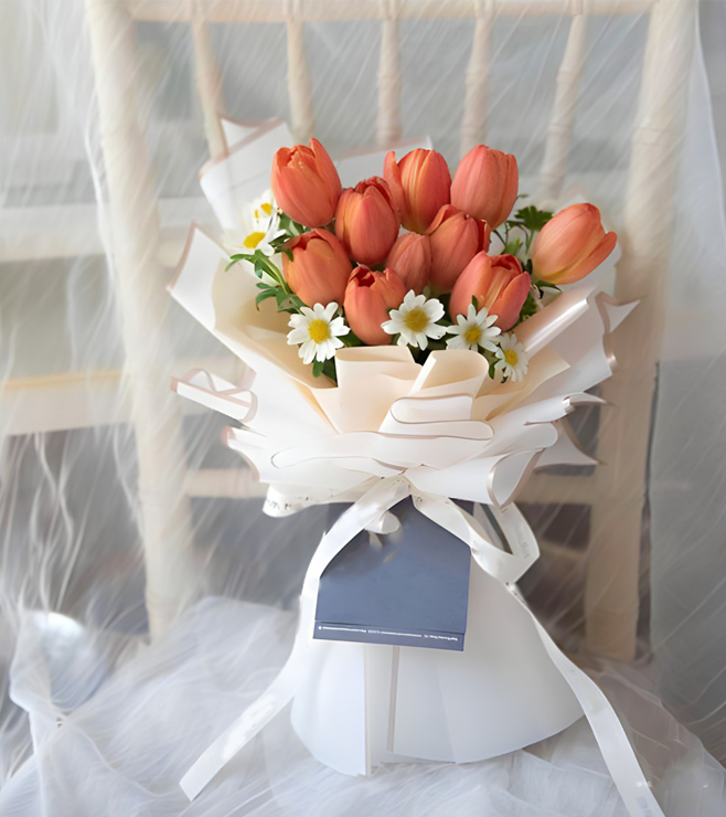 أناقة الزنبق البرتقالي