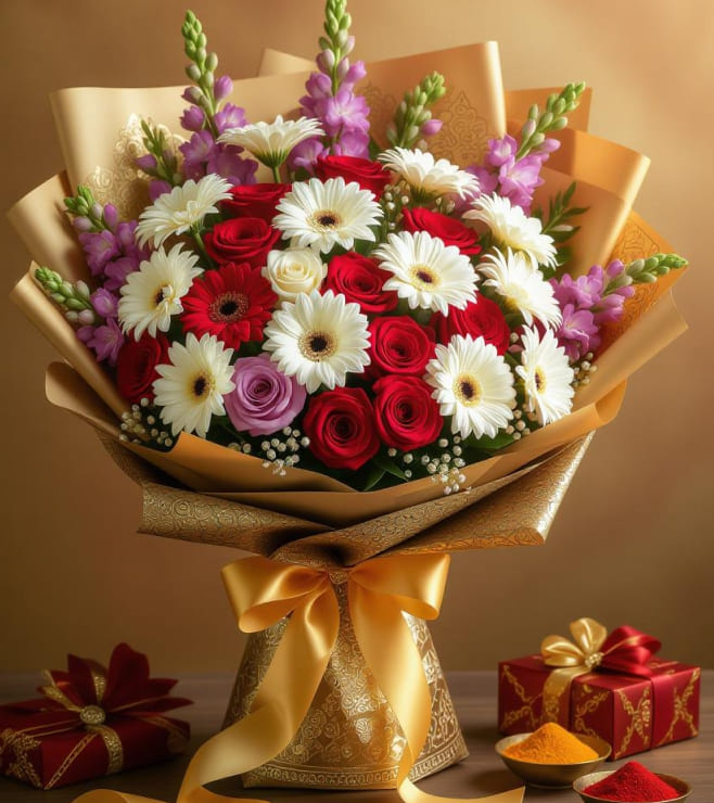 باقة زهور بتال سبيندور