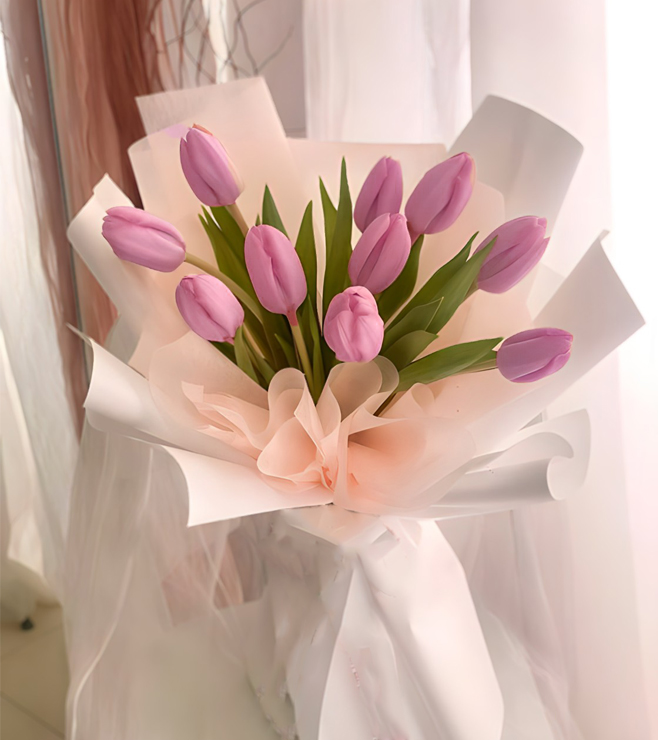 Pink Charm Tulips, Tulips