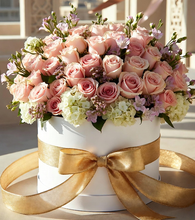 Pink Eid Charm Hatbox