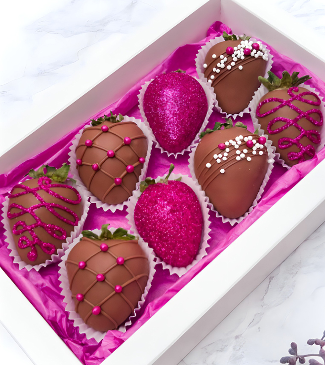 مزيج الفراولة الوردي الساحر