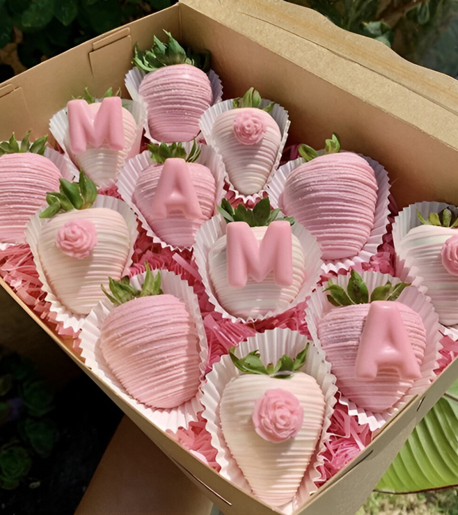 الفراولة الوردية لعيد الأم