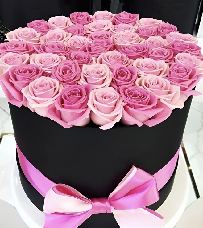 أناقة الوردة الوردية