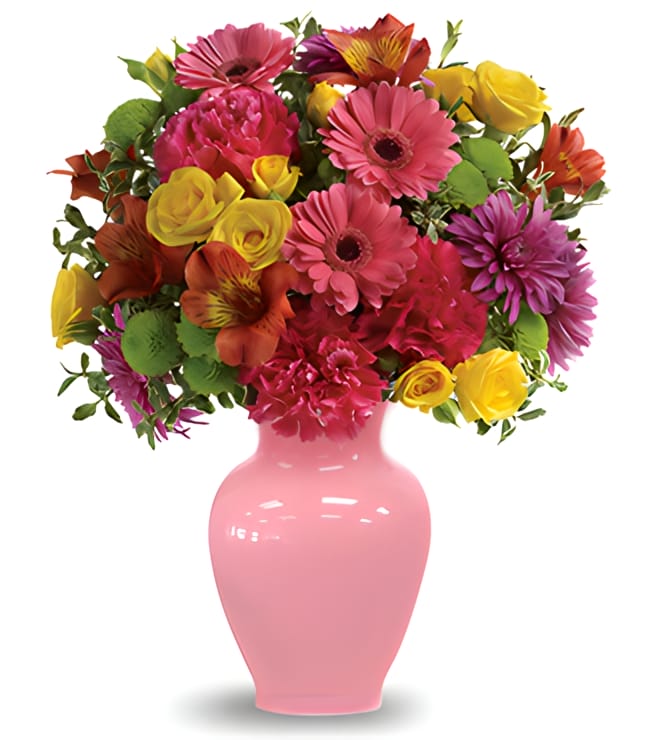 باقة زهور "سعيد للغاية"، زهور الأقحوان