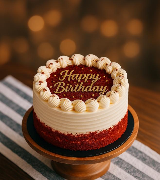 كعكة التاج الأحمر المخملي