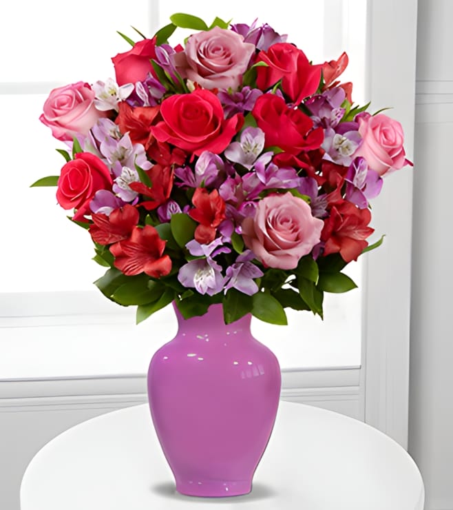 باقة "رومانسية القلب"، ورود