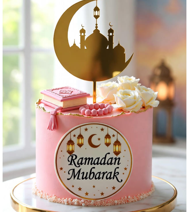 Rose Gold Celebration Cake, Ramadan Gifts