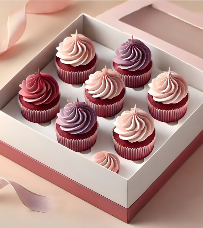 كب كيك روزيت باستيل