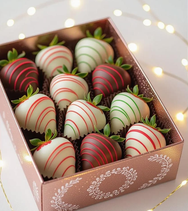 Royal Reindeer Dipped Strawberries