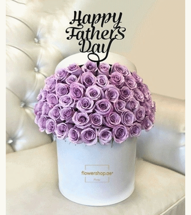 صندوق قبعات رويال رين روز، زهور