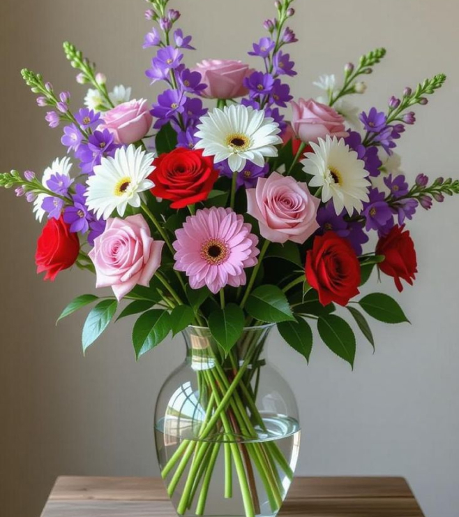 تنسيق زهور أكاديمي أنيق