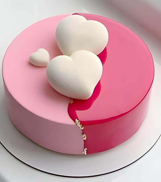 كعكة ظلال الحب