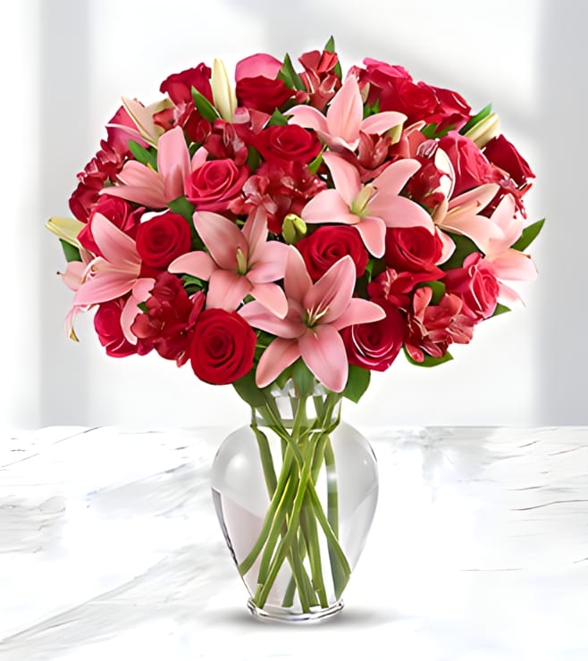 باقة "مغرم بك"، زنابق