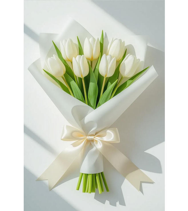 تزهر زهور التوليب الثلجية