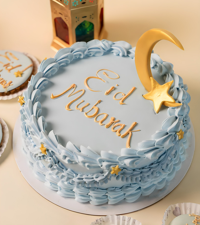 كعكة احتفال السماء الناعمة