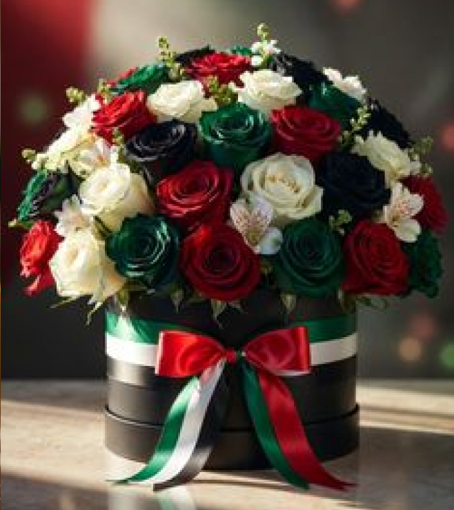 صندوق قبعات روح الوحدة، زهور