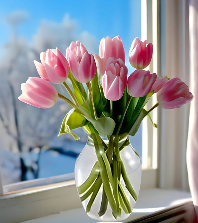 Spring Embrace Tulips, Tulips