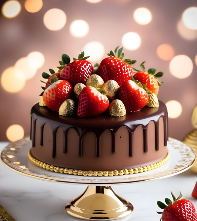 أناقة الفراولة والشوكولاتة