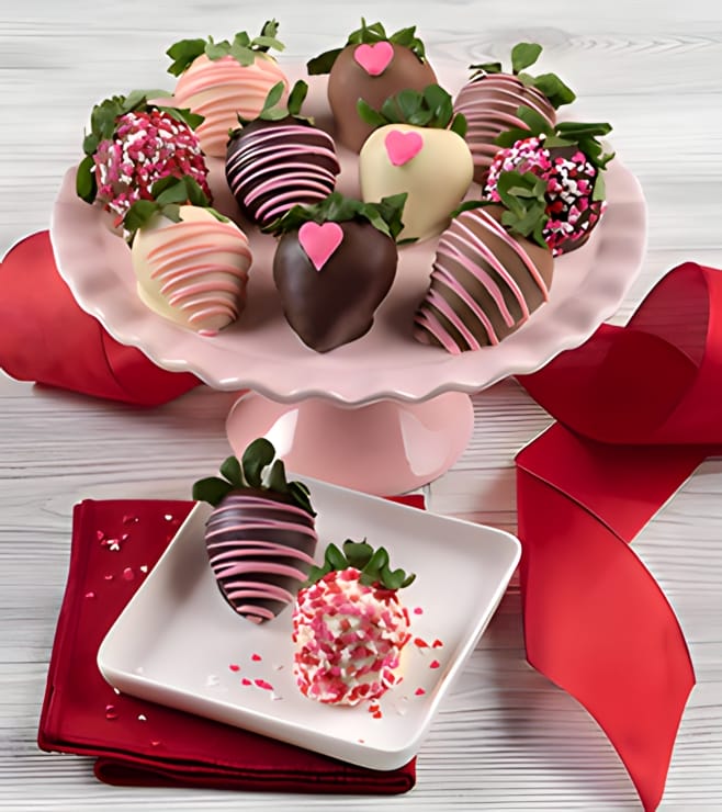 غموس الفراولة الحلو