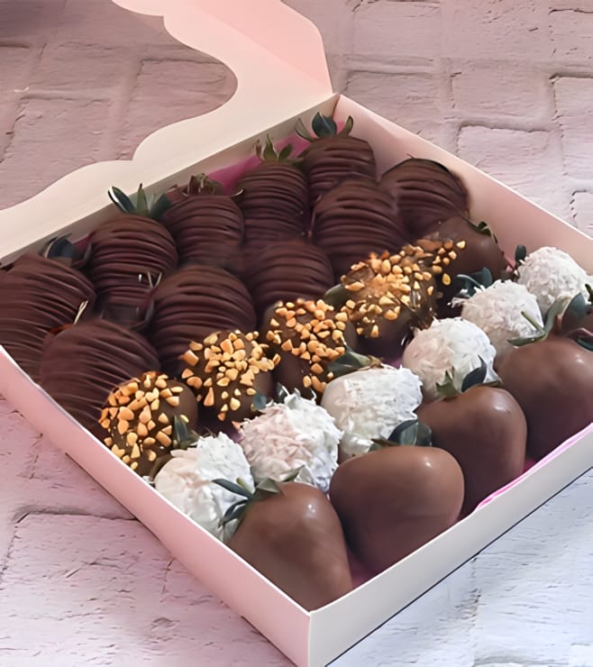 طرق لذيذة لتغميس الفراولة