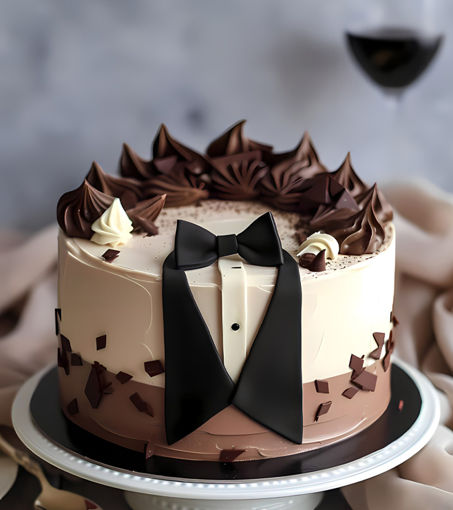 Time to Suit Up Cake