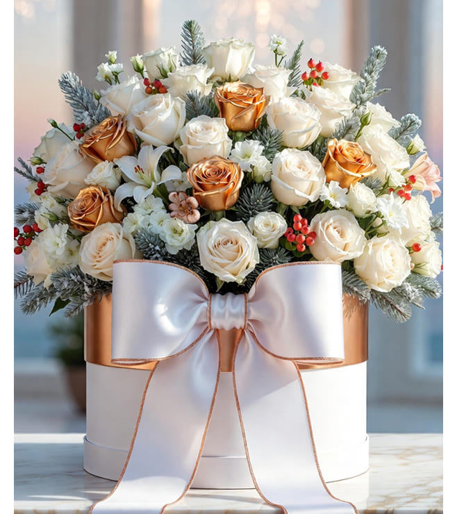 صندوق قبعات فاخر خالد، زهور