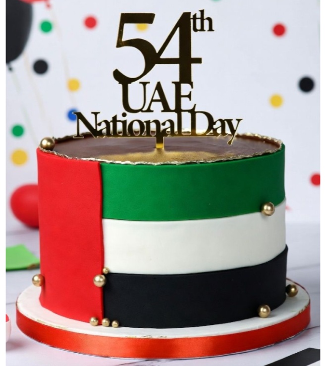 UAE Jubilee Spark Cake