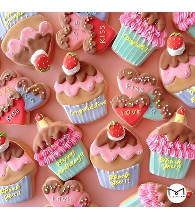 Colorful Fun Birthday Cookies, Cookies