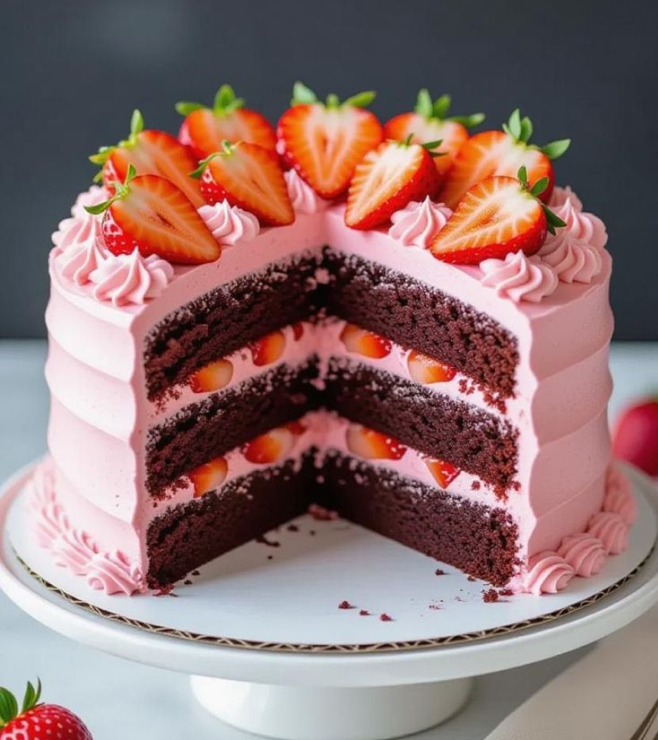 فانتازيا الفراولة المخملية