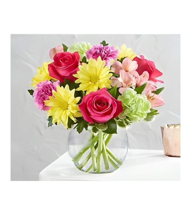 باقة جواهر نابضة بالحياة، قرنفل