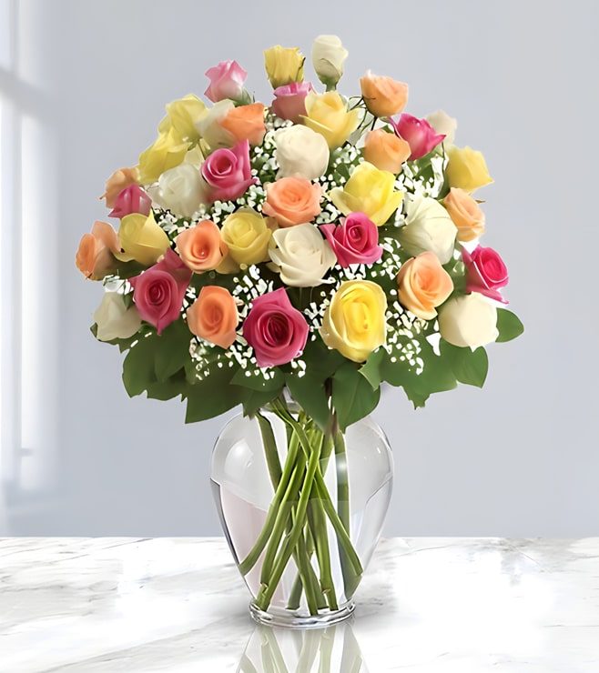 باقة زهور متألقة، أتمنى لك الشفاء العاجل