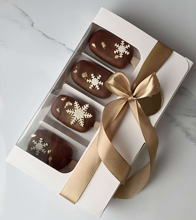 Winter Holiday Cakesicles