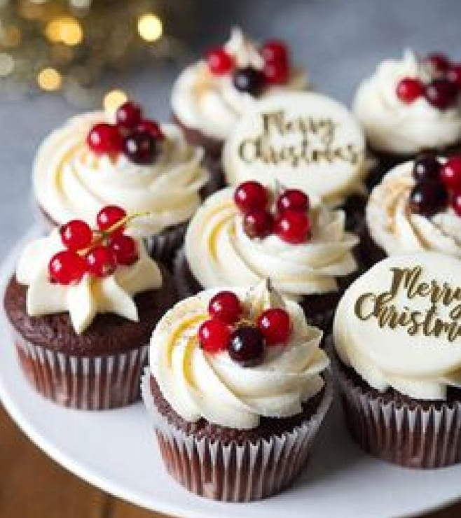 Winter Joy Cupcakes