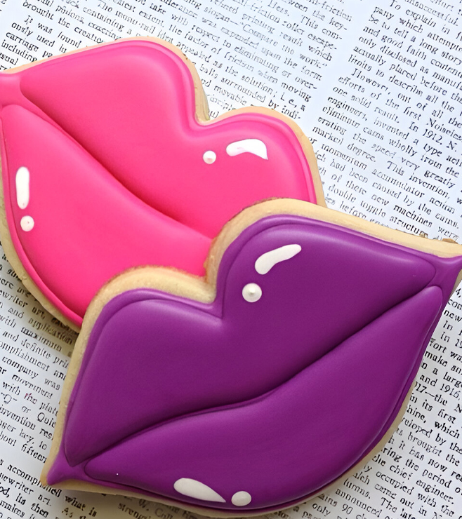 Women's Lips Cookies, Cookies