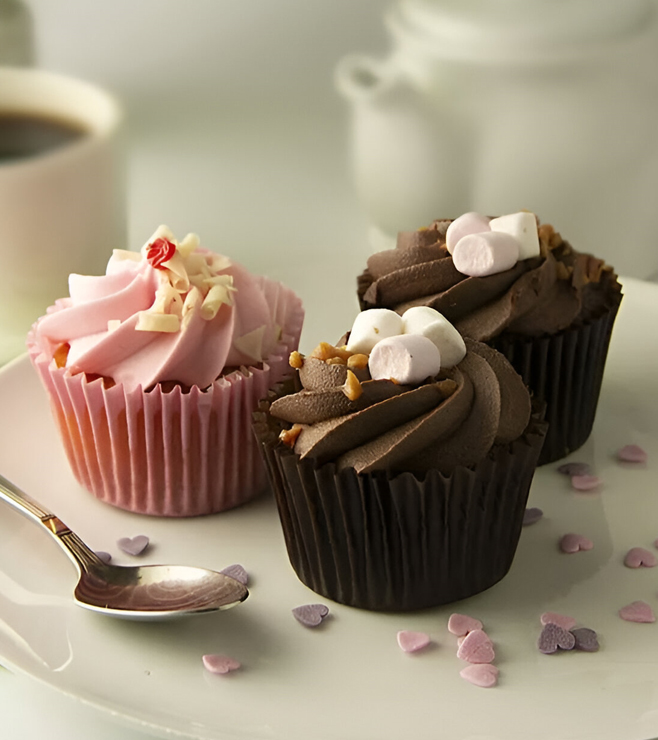 كب كيك دوامات رائعة