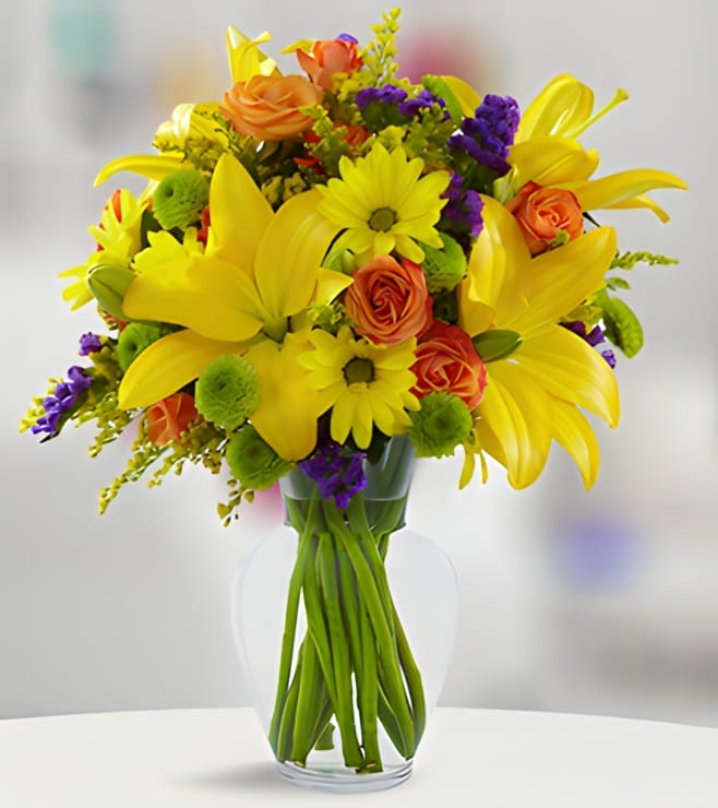 باقة زهور "أجمل الأيام" الكبيرة