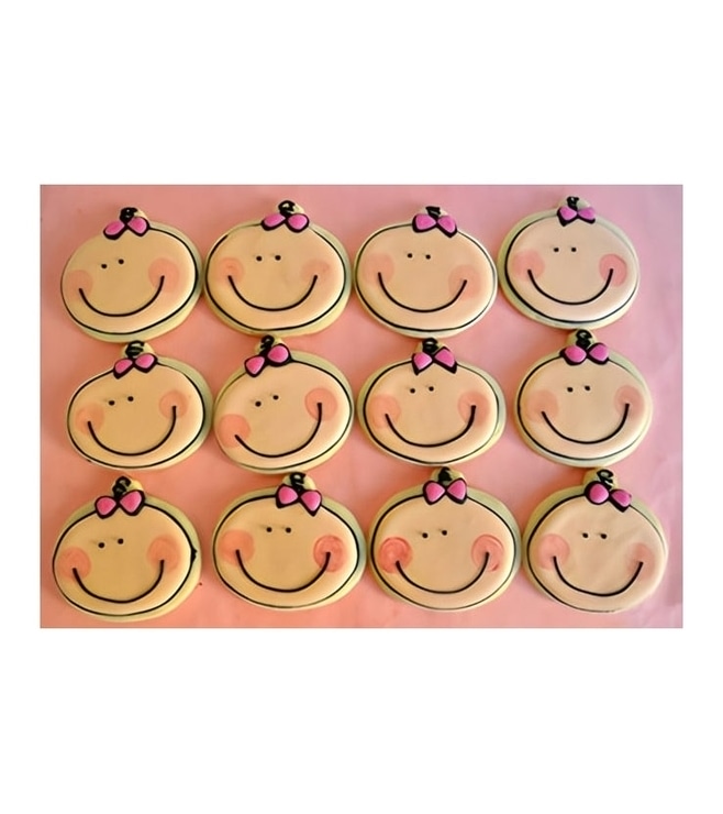 Blushing Baby Cookies, Cookies