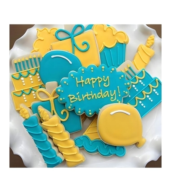 Birthday Ball Cookie Box, Cookies