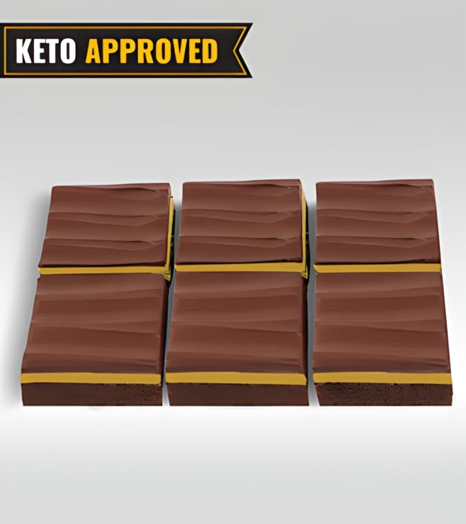 براوني زبدة الفول السوداني كيتو من مخبز برودواي.