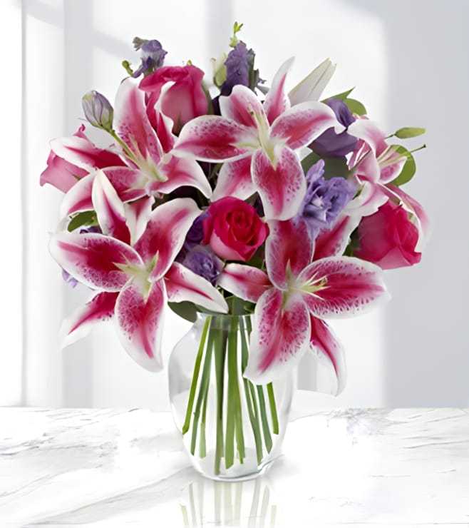 باقة حديقة النعيم، ورود