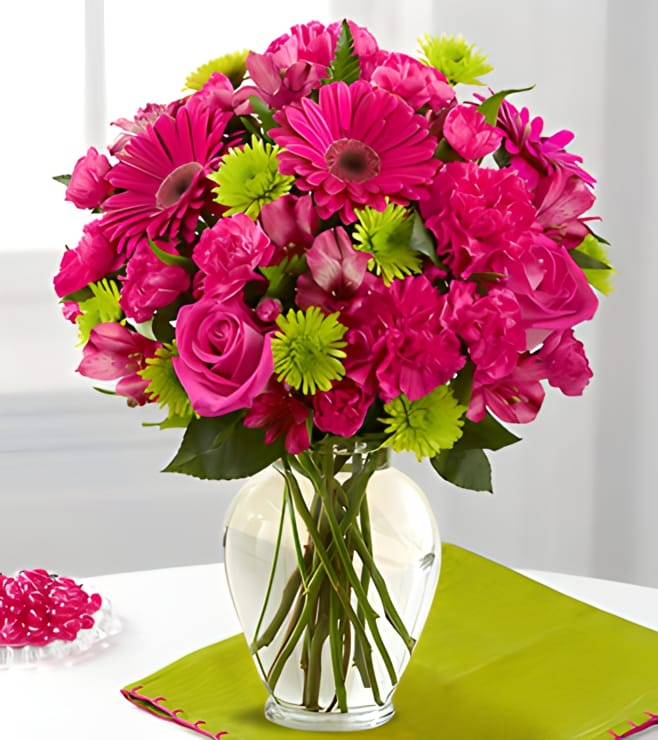 باقة توت العليق، قرنفل