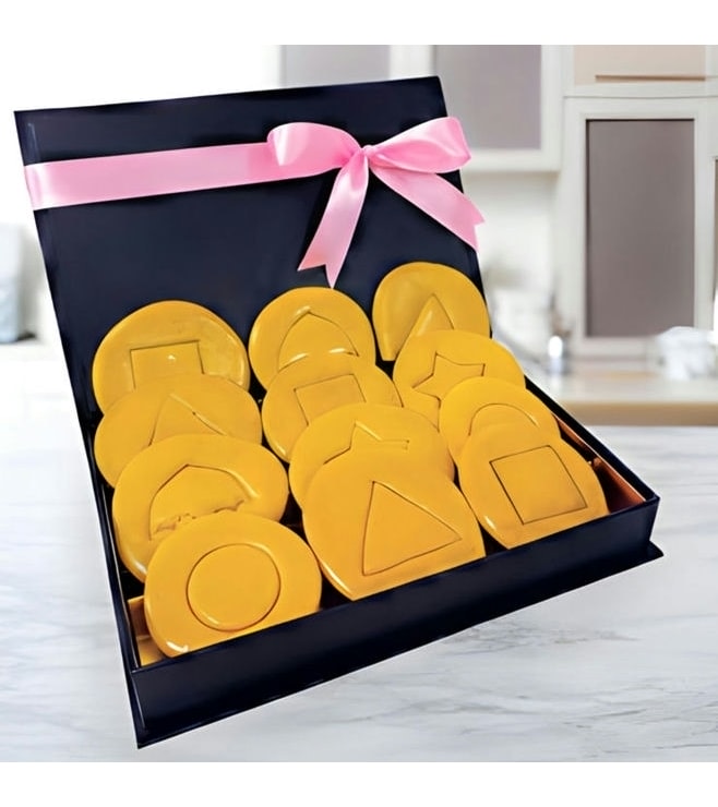 Squid Game Honeycomb Candy, 12 pcs, Cookies