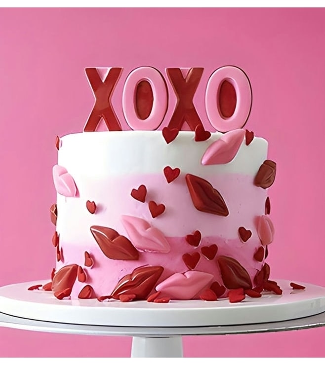 كعكة الكثير من القبلات