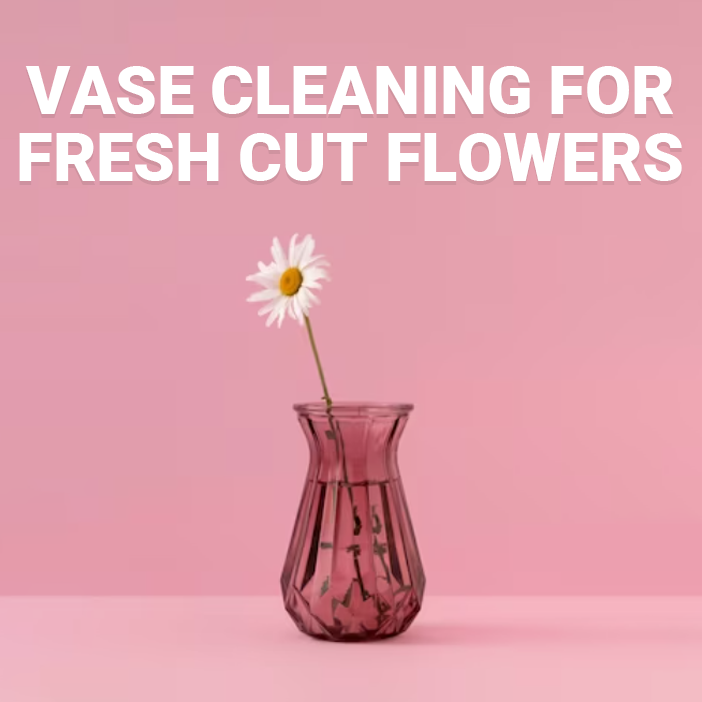 Vase Cleaning for Fresh Cut Flower Arrangements