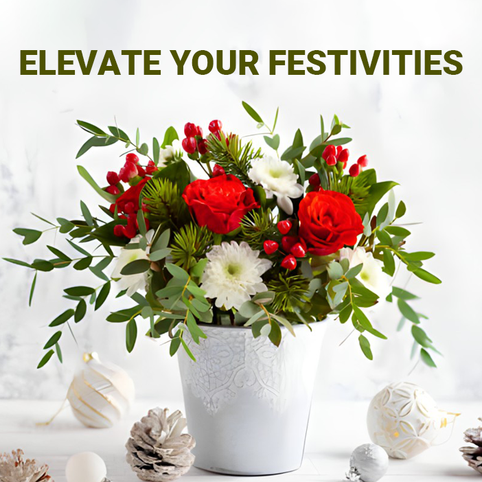 Elevate Your Festivities with Exquisite Christmas Bouquets