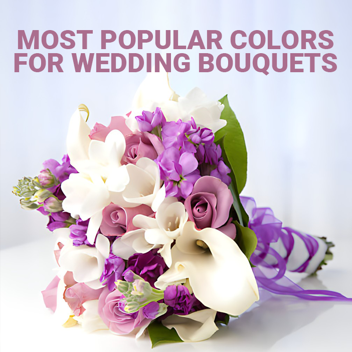Exploring the Most Popular Colors for Wedding Bouquets in Dubai